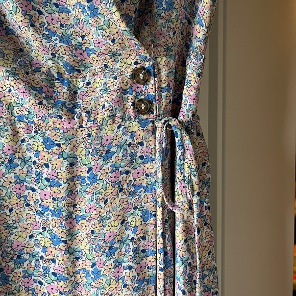 SIENNA SKY FLOWY LONG SUMMER DRESS SIZE MEDIUM CUTE FLORAL PRINT - Picture 3 of 6